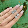 5.05 Carat tw Lab Grown Diamond Studs - Image 2
