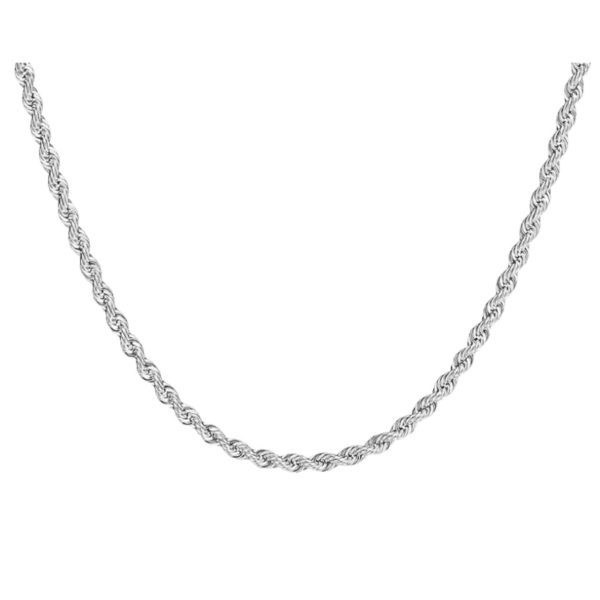 White Gold Rope Chain