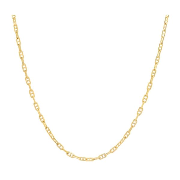 14K Yellow Gold 2mm Anchor Link Chain