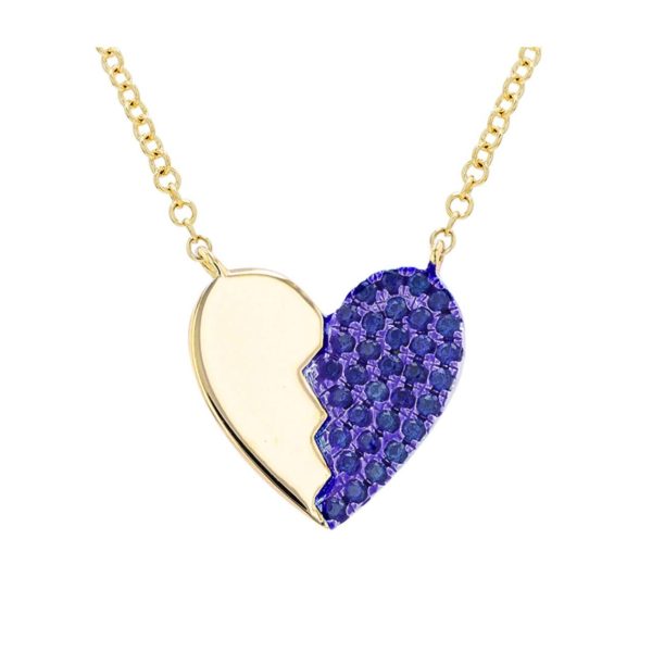 Other Half Necklace Sapphire