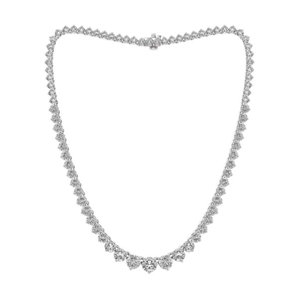 Grandiose Graduated Tennis Necklace